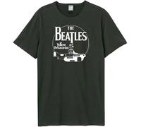 The Beatles Unisex T-Shirt Yellow Submarine 2 Tour Vintage Black (M)