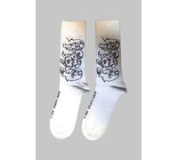 The Beatles White Album Faces Outlines Ankle Socks