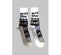 The Beatles With The Beatles Silhouette Stripes Ankle Socks