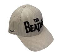 The Beatles Women's Drop T Logo Baseball Cap in Natural The Beatles Natural One Size