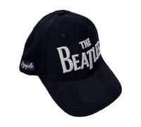 The Beatles Women's Drop T Logo Baseball Cap in Navy The Beatles Navy One Size