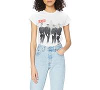 The Beatles Women's in Liverpool T-Shirt, White, Large