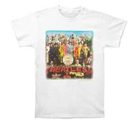 The Beatles Women's Sgt Pepper T-Shirt in White | Size: Large The Beatles White L