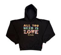 The Beatles Women's Unplugged AYNIL Stacked Pull Over Hoodie in Black | Size: 2XL The Beatles Black 2XL