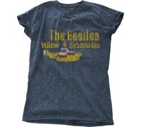 The Beatles Women's Yellow Submarine Nothing Is Real T-Shirt in Blue | Size: XL The Beatles Blue XL