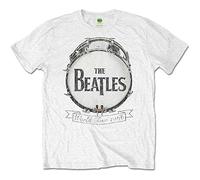 The Beatles World Tour 1966 Official Tee T-Shirt Mens Unisex (X-Large) White