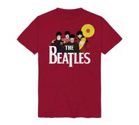 The Beatles Yellow Submarine Band T-Shirt red S
