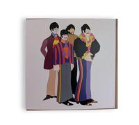 The Beatles Yellow Submarine Beatles Standing Art Greeting Card