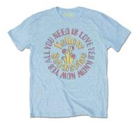 The Beatles Yellow Submarine Blue Circle Official Unisex T-Shirt