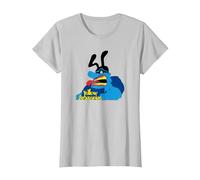 The Beatles - Yellow Submarine - Blue Meanie T-Shirt, Women, Silver Grey, Medium