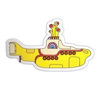 The Beatles Yellow Submarine Embossed Fridge Magnet One Size