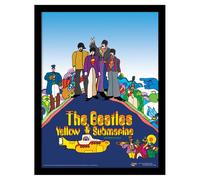 The Beatles Yellow Submarine Framed Poster The Beatles Multicolor