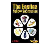 THE BEATLES YELLOW SUBMARINE YSP01 Picks Guitar Accessories, White, Set of 6 Pieces