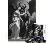 The Beauty And The Devil 1000 Piece Jigsaw Puzzles for Teenagers Logic Sense Toy Peaceful Fun Smooth Edge Creative Gift (38x26cm)