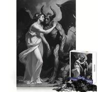 The Beauty And The Devil Jigsaw Puzzles for Teenagers 1000 Pieces Raise Memory Slow Enjoy Clean Edge (50x75cm)