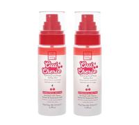 The Beauty Crop Oui Cherie Mist Pack of 2 - Hydrating Dual-Phase Setting Spray with Cherry Extract and Hyaluronic Acid, Vegan Friendly - 2 x 100 ml