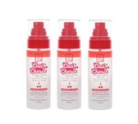 The Beauty Crop Oui Cherie Mist Pack of 3 - Hydrating Dual-Phase Setting Spray with Cherry Extract and Hyaluronic Acid, Vegan Friendly - 3 x 100 ml