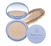 The Beauty Crop PoreFilter Pressed Powder - Blurs Pores & Controls Shine - Light Shade - 0.34 oz