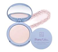 The Beauty Crop PoreFilter Pressed Powder - Blurs Pores & Controls Shine - Lilac Shade - 0.34 oz