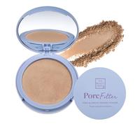 The Beauty Crop PoreFilter Pressed Powder - Blurs Pores & Controls Shine - Medium Shade - 0.34 oz