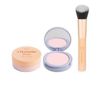 The Beauty Crop Setting Powder + PoreFilter Pressed Powder Duo - Talc-Free - Pink