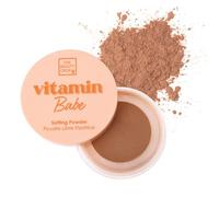 The Beauty Crop Vitamin Babe Setting Powder - Talc-Free Loose Powder for Flawless Finish - Deep Shade - 0.35 oz