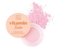 The Beauty Crop Vitamin Babe Setting Powder - Talc-Free Loose Powder for Flawless Finish - Pink Shade - 0.35 oz