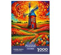 The Beauty of Flower Fields 1000 Piece Jigsaws for Adults Educational Games Birthday Gifts for Women And Man Challenge High Difficulty 38x26cm/1000pcs