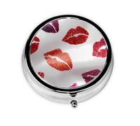 The Beauty of Lipstick Marks Portable Organizer Case Easy Push Button Opening