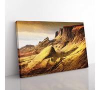The Beauty Of The Isle Of Skye In Scotland Modern Art Canvas Wall Art Print Ready to Hang, Framed Picture for Living Room Bedroom Home Office Décor, 60x40 cm (24x16 Inch)