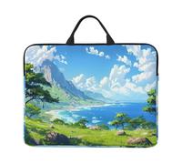 The Beauty of The Seaside 14 Inch Laptop Case, Water-Resistant and Shockproof Computer Cases for Laptopsï¼ŒSuitable for Daily Travel