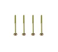 The Bed Slats Company M6 6mm 130mm Long Furniture Connecting Bolts - Hex Allen Key Flathead For Beds, Cots and Furniture Assembly