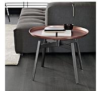 The Bedside Table Is Black,Retro Industrial Style Bedside Cabinet,Round Wrought Iron Night Stand,Small Apartment Coffee Table, Side Table, Bedroom, Living Room(Size:50 * 60cm,Color needed