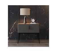 The Bedside Table Is Grey,Home Bedroom Night Stand,bedside Cabinet 1 Drawer,Modern Bedside Cabinet, Coffee Table, Side Table, Open Storage 50 * 50 * 40 Cm(Color:Dark gray) needed