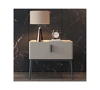 The Bedside Table Is Grey,Home Bedroom Night Stand,bedside Cabinet 1 Drawer,Modern Bedside Cabinet, Coffee Table, Side Table, Open Storage 50 * 50 * 40 Cm(Color:Light gray) needed