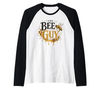 The Bee Guy Beekeeping Design for Bee Lovers and Apiarists Raglan Baseball Tee