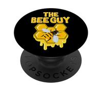The Bee Guy Enthusiast Honeycomb Bee PopSockets Adhesive PopGrip