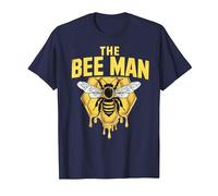 The Bee Man - Bee Lover Beekeeping & Beekeeper T-Shirt, Men, Navy Blue, XX-Large