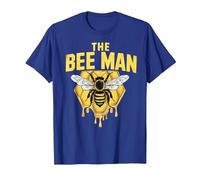 The Bee Man - Bee Lover Beekeeping & Beekeeper T-Shirt, Men, Royal Blue, 3X-Large