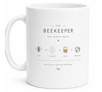 The Beekeeper Care Harvest Protect Minimalist Beekeeping Coffee Mug Gift