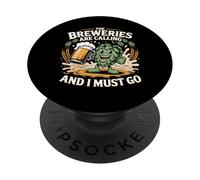 The Beer Breweries are Calling and I Must Go Craft Hops PopSockets Adhesive PopGrip