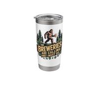 The Beer Breweries are Calling I Must Go Bigfoot Craft Beer Stainless Steel Insulated Tumbler