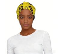 The Beer-Drinking Rooster Printed Elastic Headscarf Hat, Pre Knotted Turban Cap Slouchy Headwear, for Women Sleep Bonnet