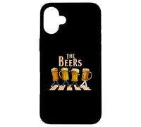 The Beers Abbey Road Parody Funny Beer Lovers Funny Parody Case for iPhone 16 Plus