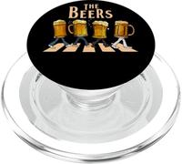 The Beers Abbey Road Parody Funny Beer Lovers Funny Parody PopSockets PopGrip for MagSafe