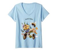 The bee's knees. Bee-Themed Pollinators V-Neck T-Shirt