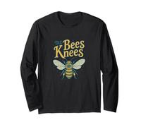 The Bees Knees Funny Cute Bee Pun Spring Summer Buzz Long Sleeve T-Shirt