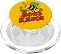 The Bees Knees Funny Cute Bee Pun Spring Summer Buzz PopSockets PopGrip for MagSafe
