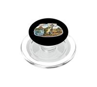 THE BEGINNING IS NEAR, FUNNY EVOLUTION FISH PopSockets PopGrip for MagSafe