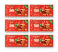 The Beginnings Almond Gingerbread Cookies (6 * 80g) - Soft-Baked Gluten Free, Oat-Free, Vegan & Dairy Free, No Refined Sugar, Molasses & Date Syrup, Free From Cookies